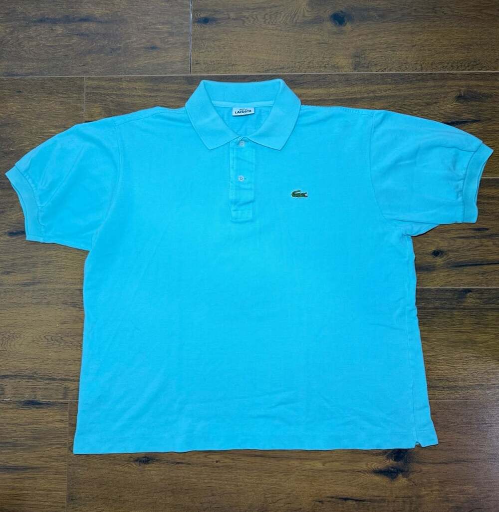 Lacoste Men's Short Sleeve Classic Pique Polo Shirt Turquoise Blue
